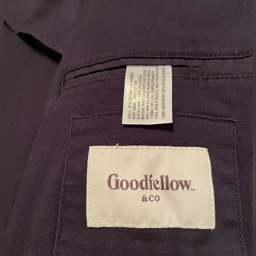 Men’s Goodfellow & Co Dark Blue Blazer - Picture 3 of 3